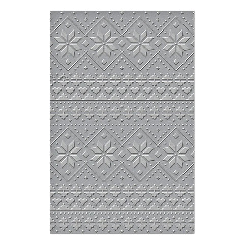 Ski Lodge Embossing Folder
