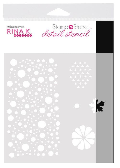 Stamp n Stencil - Sending Sunshine Detail Stencil, Rina K Designs