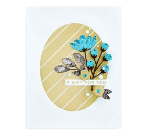 Essential Glimmer Solid Oval Hot Foil Plate