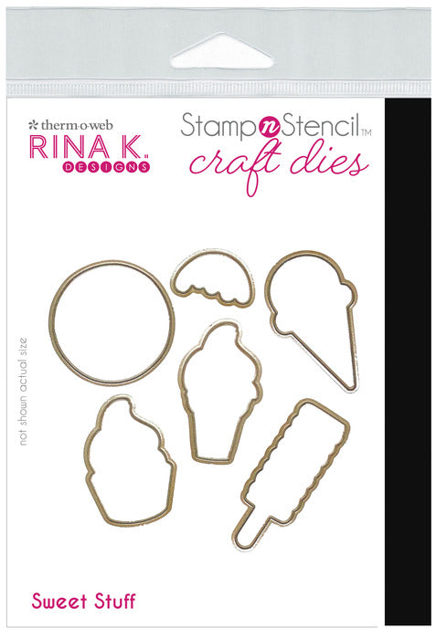 Stamp n Stencil - Sweet Stuff Craft Dies, Rina K Designs
