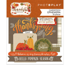 Thankful Cardstock Ephemera