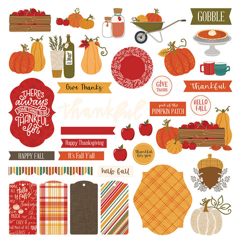 Thankful Card Kit Sticker