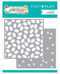 Holly Berry 2pc Layered Stencil, Tulla & Norbet's Christmas Party