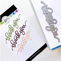 Thank You All in One Word Die