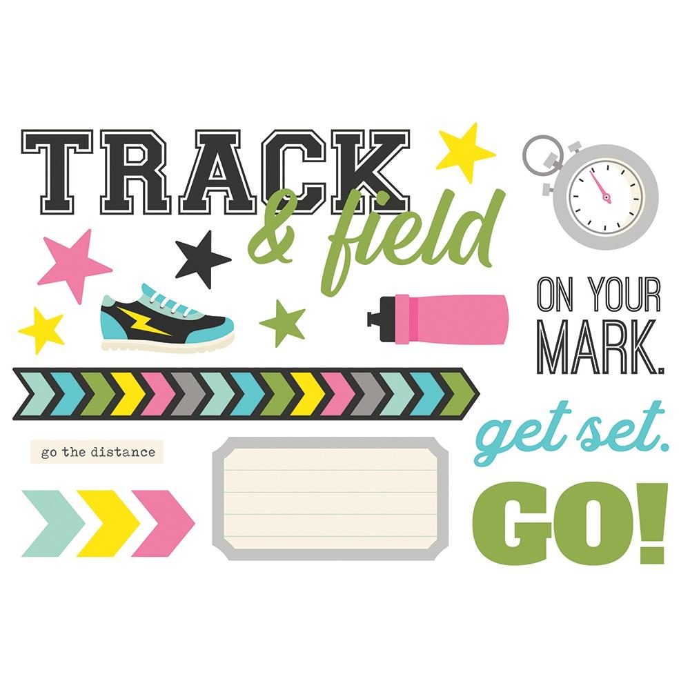 Simple Pages Page Pieces - Track & Field