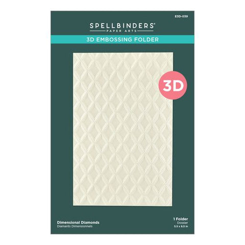 Dimensional Diamonds 3D Embossing Folder