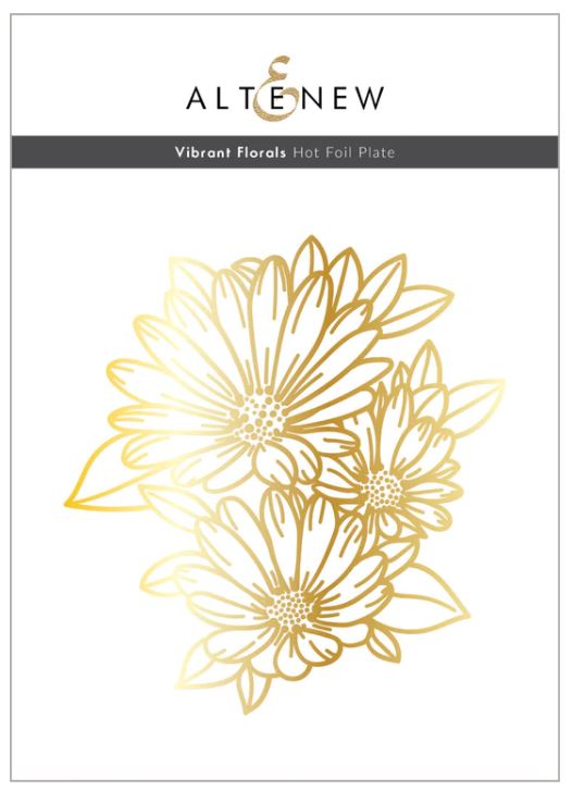 Vibrant Florals Hot Foil Plate