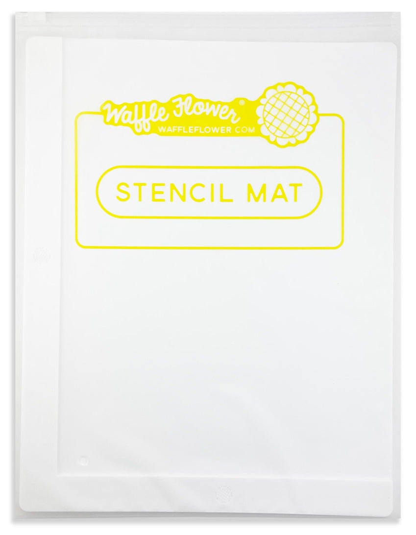 Waffle Flower 9x12 Media Mat Stencil Mat