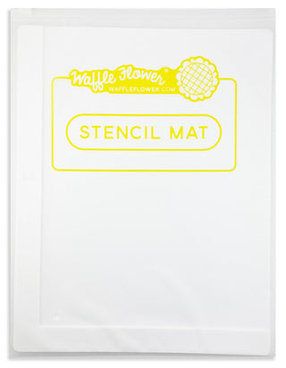 Waffle Flower 9x12 Media Mat Stencil Mat