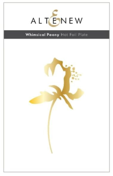 Whimsical Peony Hot Foil Plates