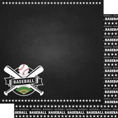 Baseball Chalkboard Sports