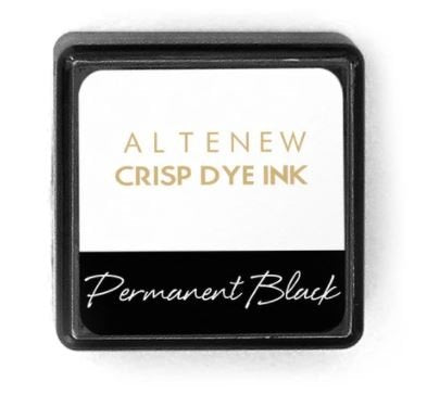 Permanent Black Crisp Dye Ink Mini Cube