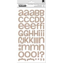 Thickers - Escape to Paradise Chipboard Alphabet Stickers