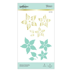 Glimmer Pointsettia Hot Foil Plates