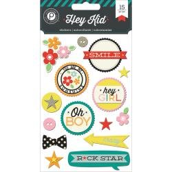 Hey Kid Layered Chip Stickers