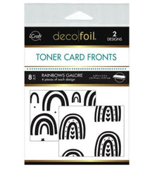 Toner Card Fronts - Rainbows Galore