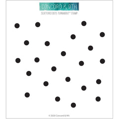 Scattered Dots Turnabout Stamp