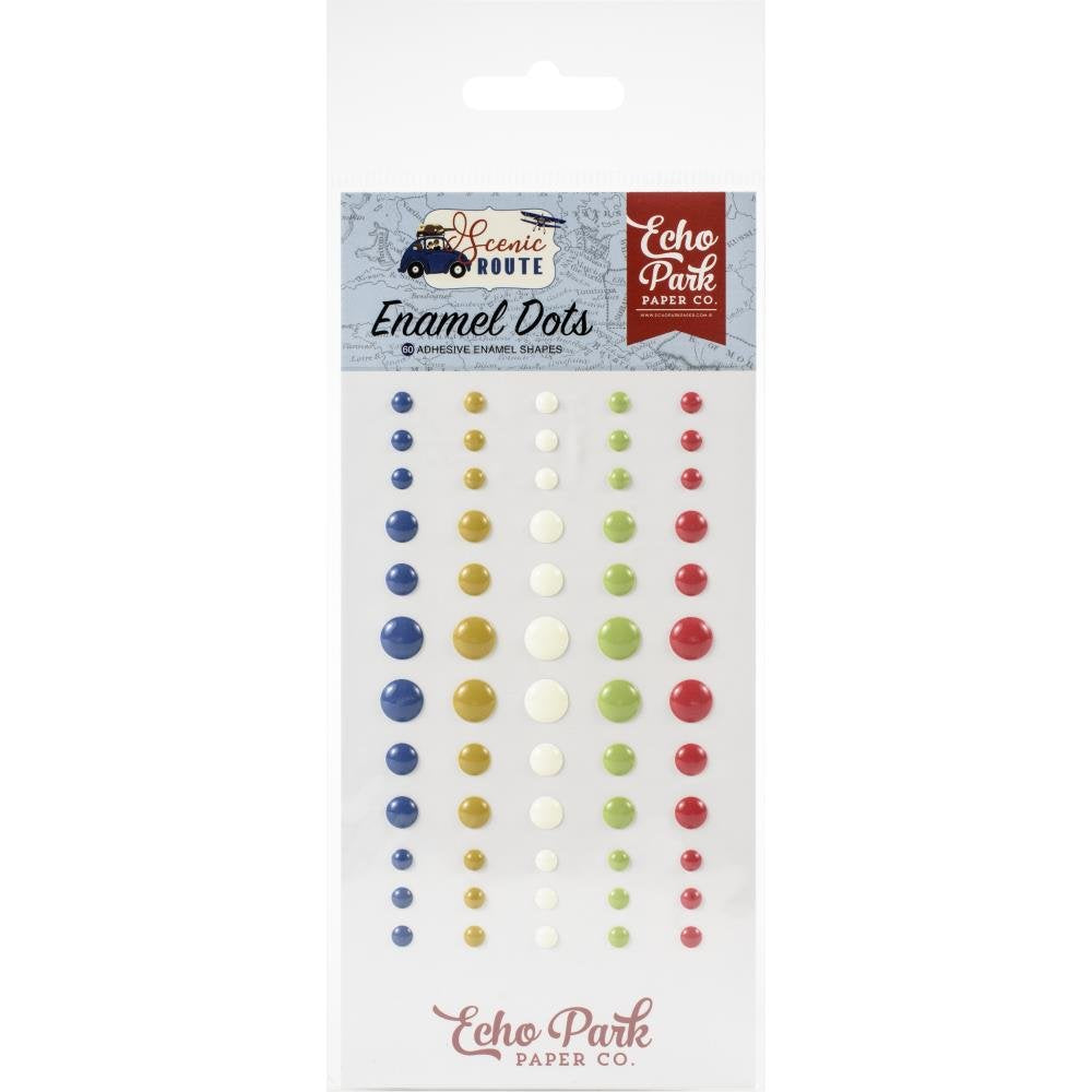 Scenic Route Enamel Dots