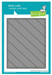 Simple Stripes Diagonal Die