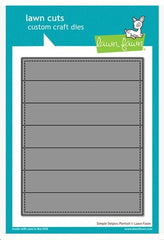 Simple Stripes Portrait Die