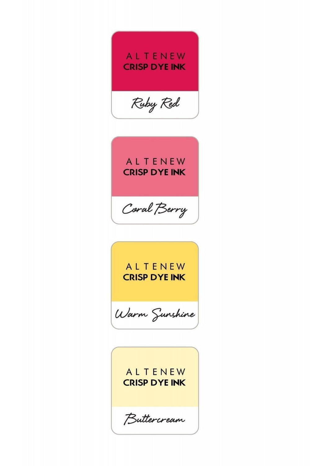 Warm Spring Ink Cube Set
