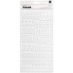 Thickers - Daiquiri White Foam Alphabet Stickers